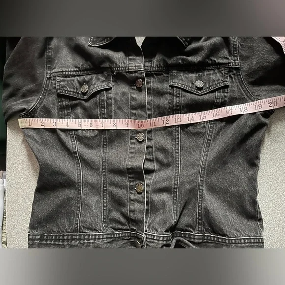 Grey Stonewashed Jean Jacket - Picture 7 of 10